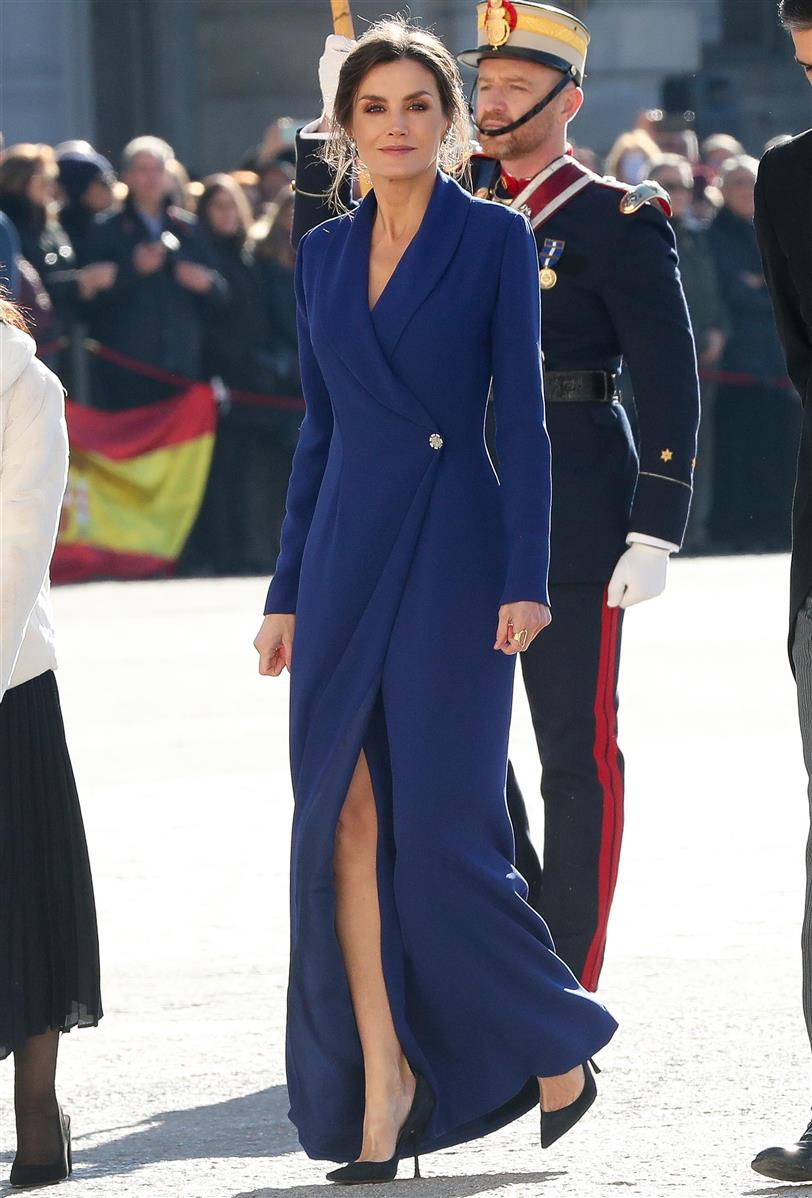 La reina Letizia en la Pascua Militar del año 2020