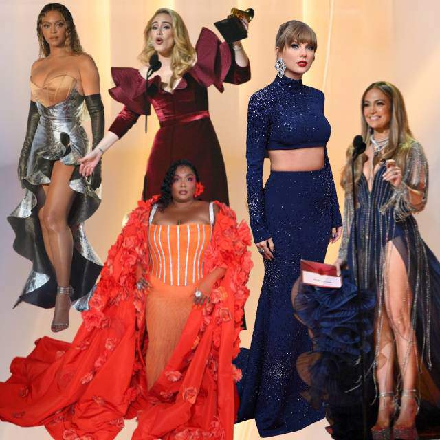 Los mejores looks de la alfombra roja de los Premios Grammy 2023: del dos piezas de Taylor Swift al vestido metalizado (corsé incluido) de Beyoncé