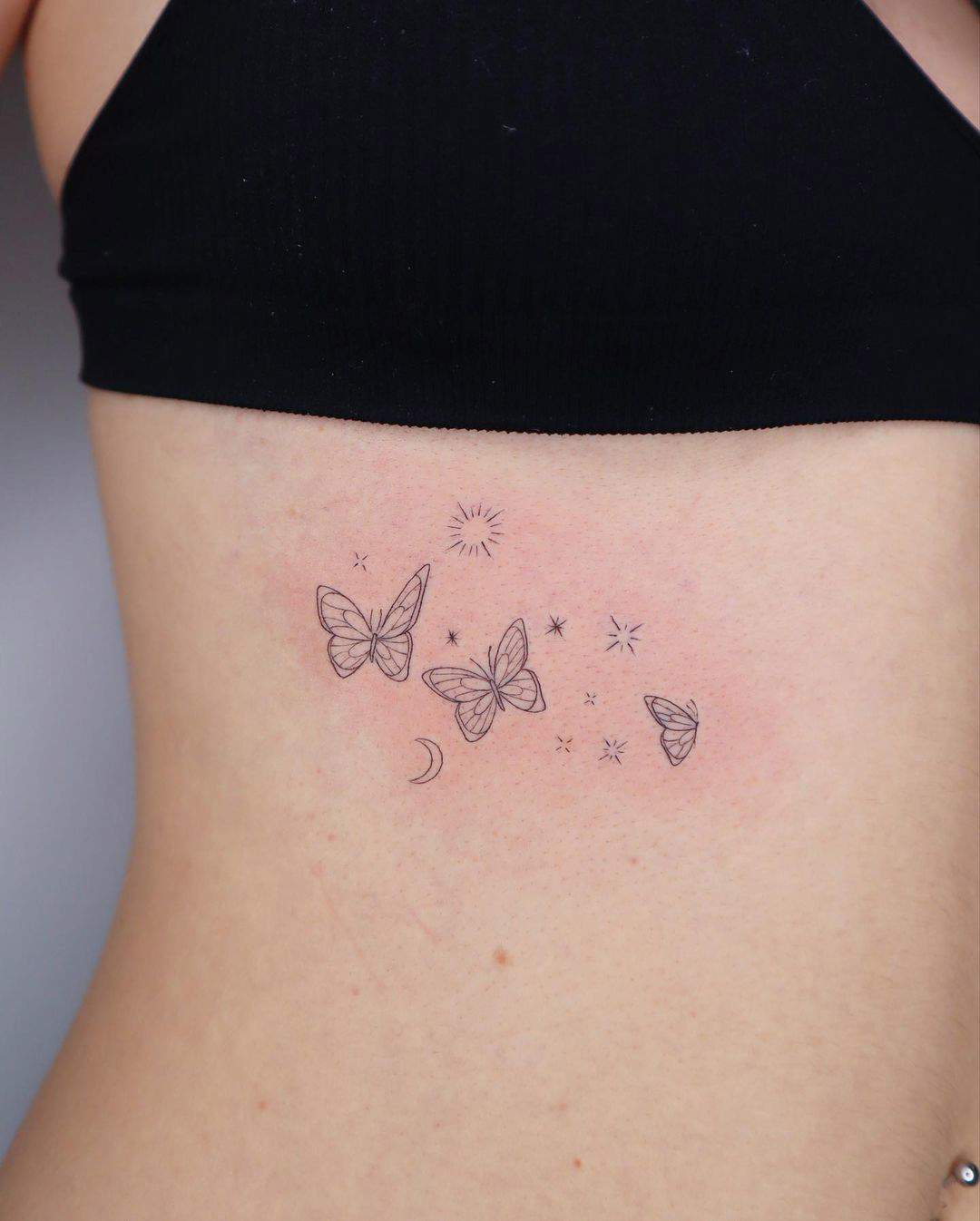 ideas de tatuajes de mariposas