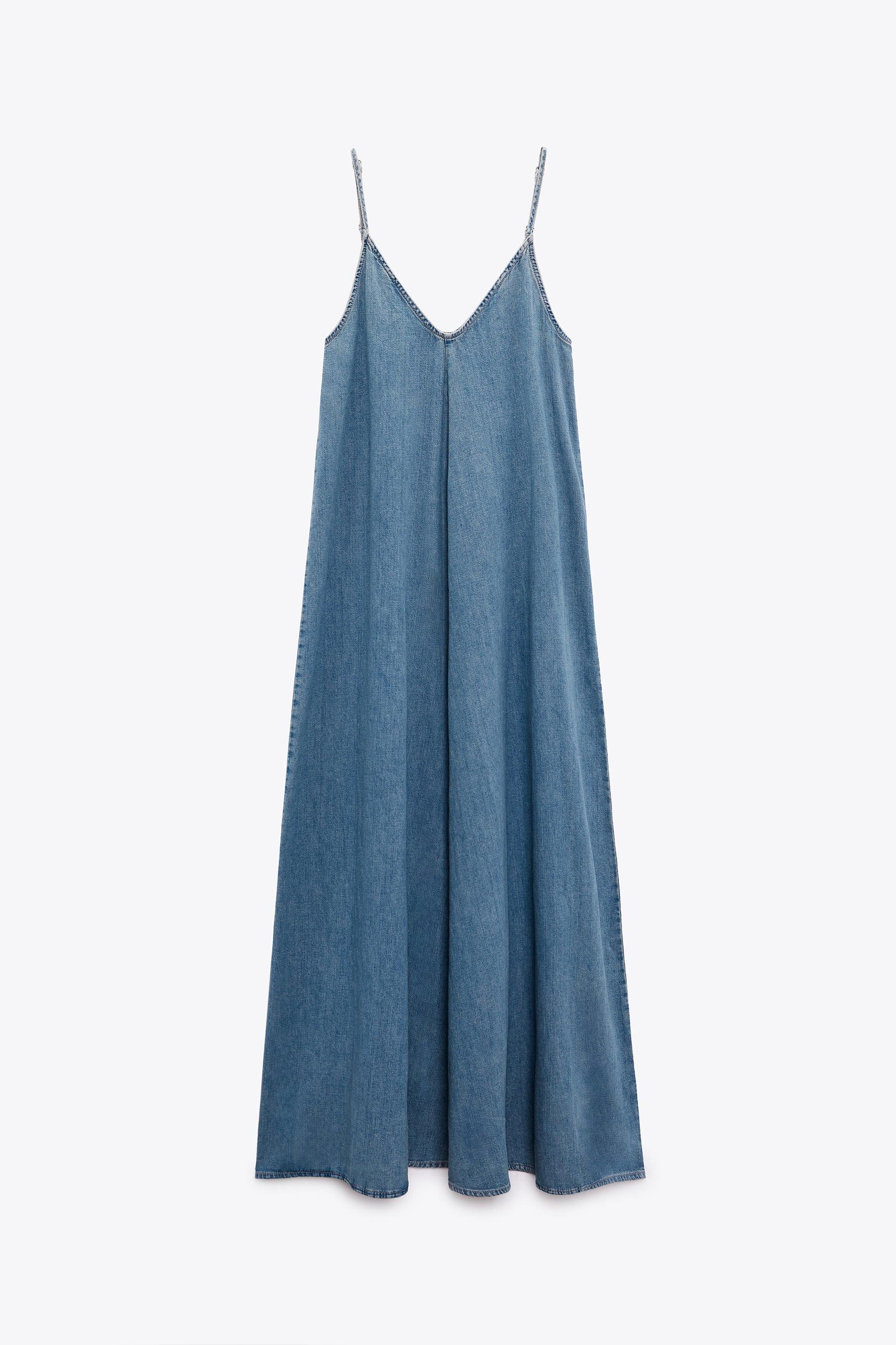 Vestidos sencillos de Zara: de corte fluido