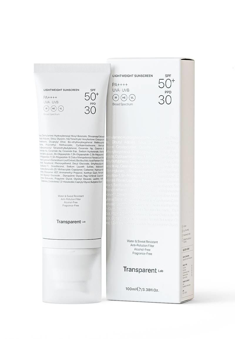 Protector solar LIGHTWEIGHT SUNSCREEN SPF50+