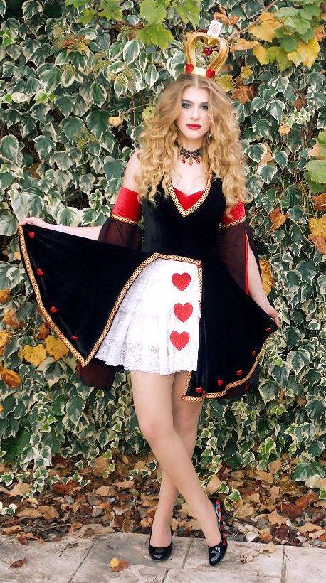 Disfraces de Halloween caseros mujer: Reina de corazones