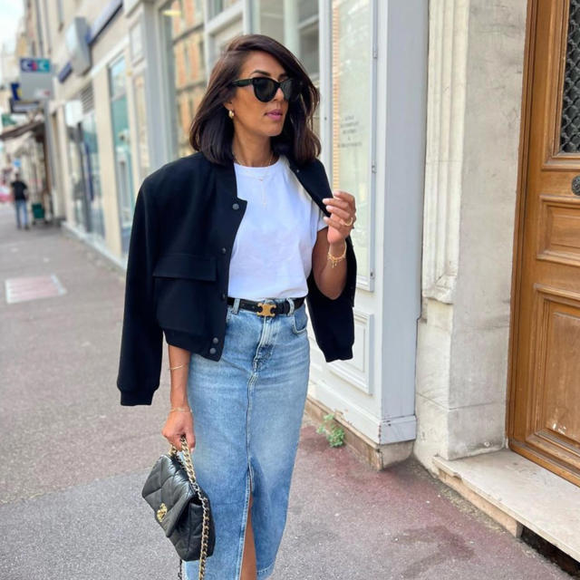 La bomber de Zara que adorarán las francesas porque es moderna, con toque clásico y combina con mom jeans