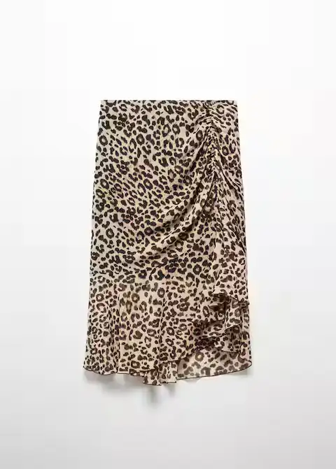 falda leopardo