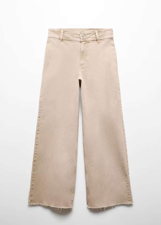 Pantalón culotte marrón