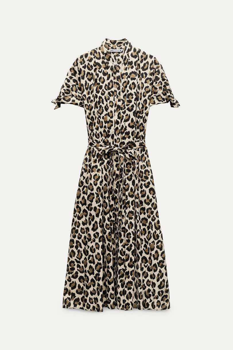 vestido Zara leopardo