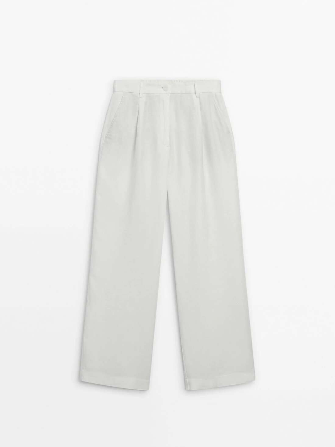 Pantalón blanco lino