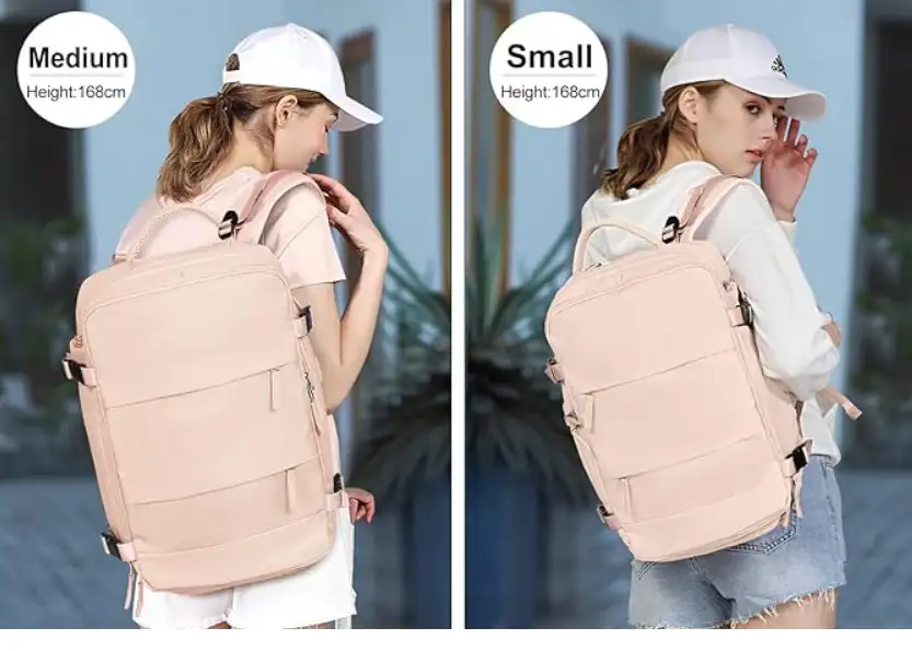 La mochila de viaje SZLX está disponible en dos tamaños.