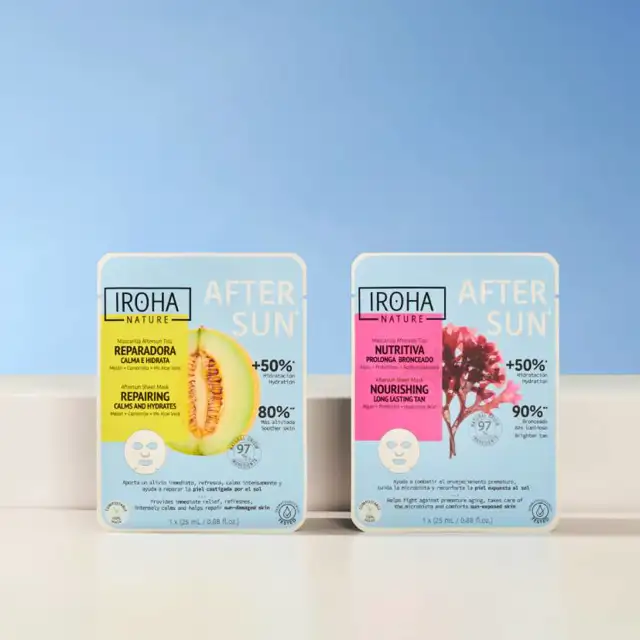 Mascarillas aftersun de Iroha Nature: el secreto para una piel bronceada y radiante este verano 