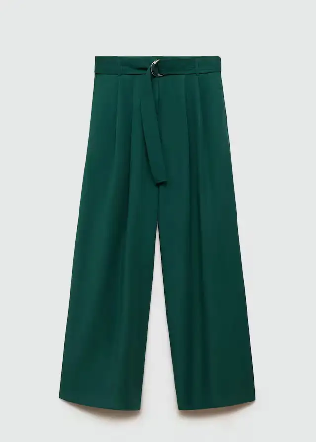 Pantalón verde con cinturón