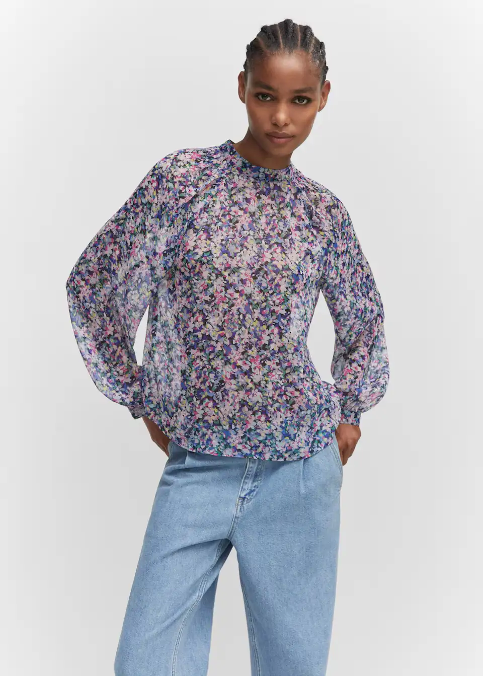 blusa floral