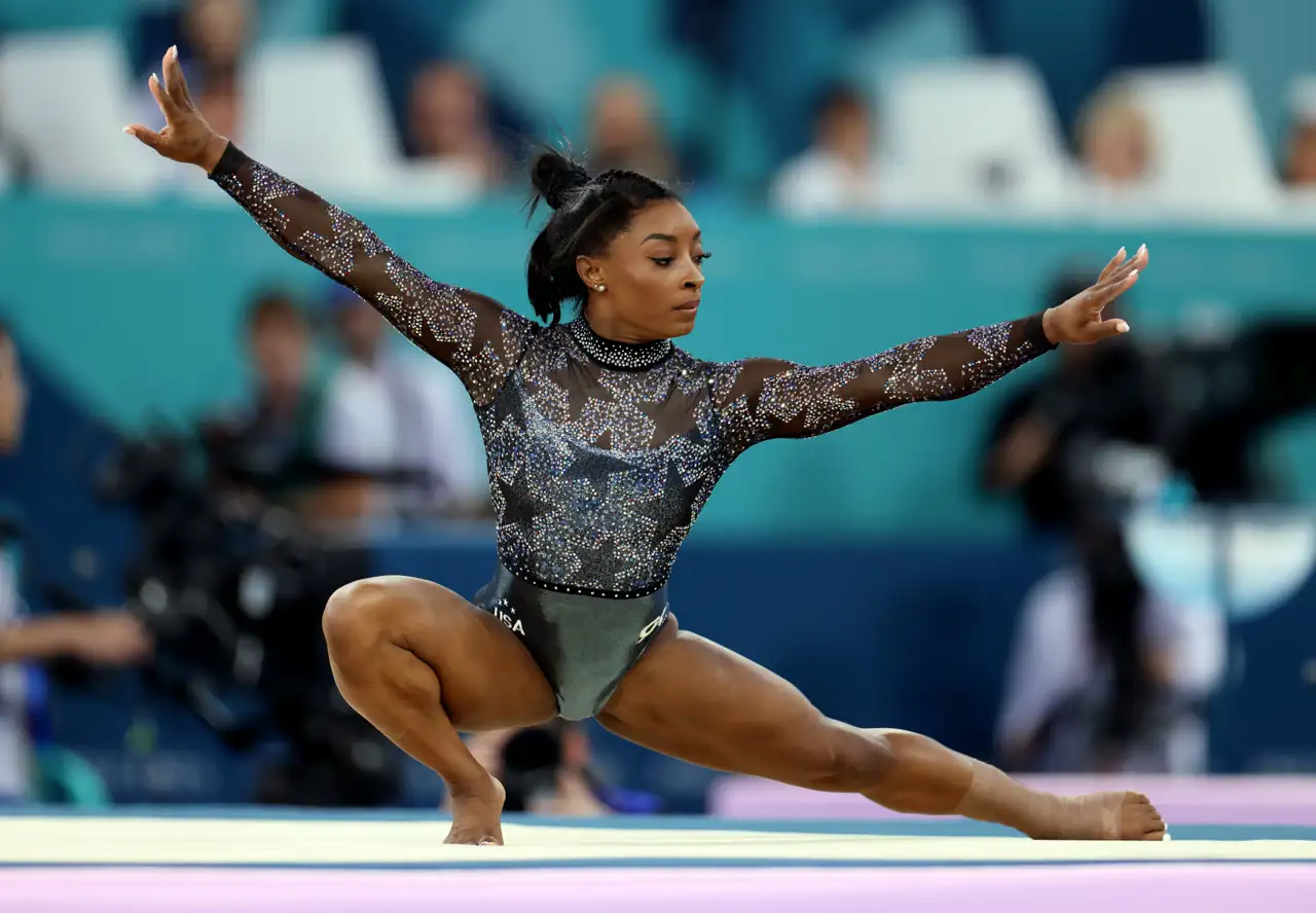 Simone Biles en los Juegos Olímpicos de París 2024