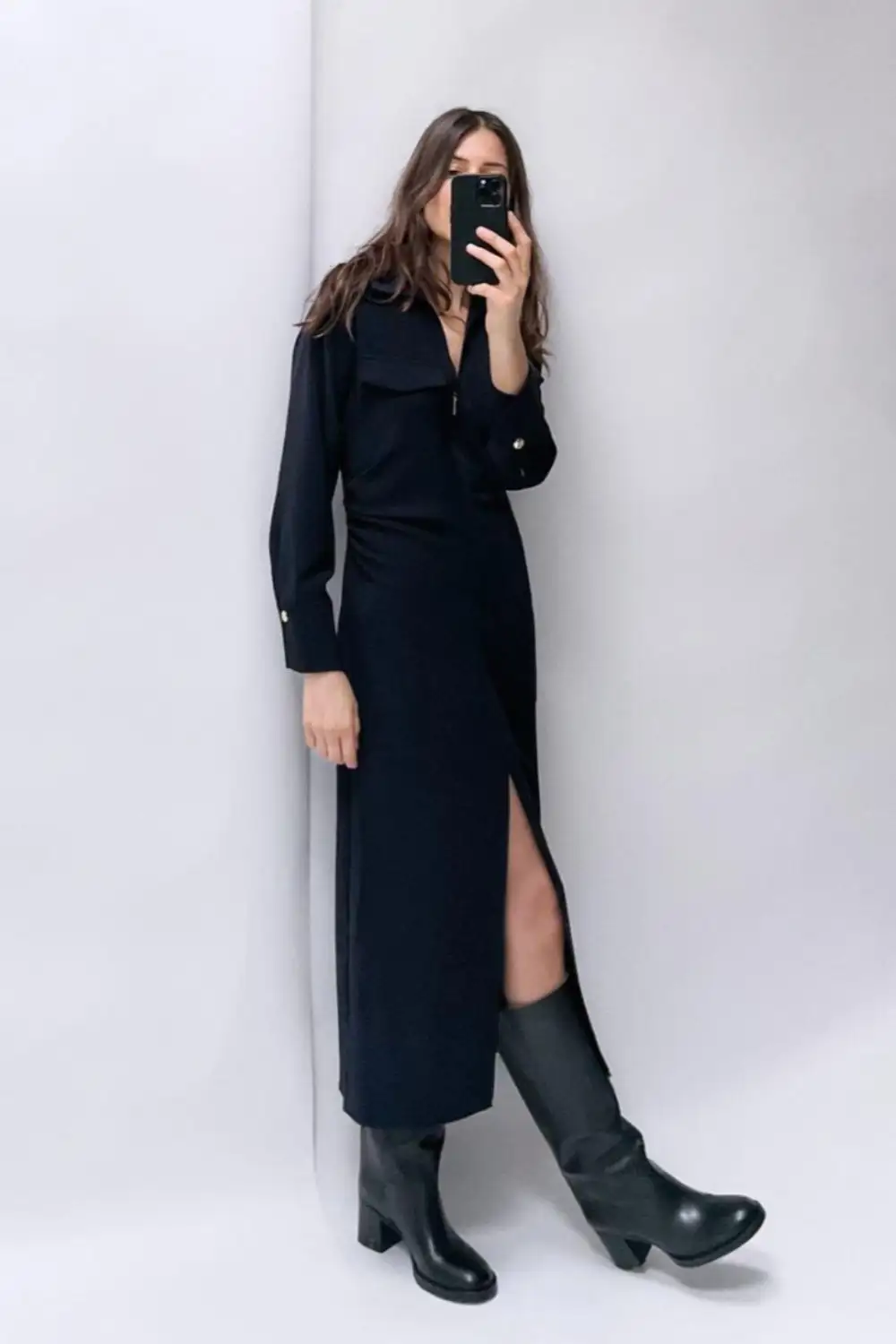 vestido camisero zara otono 10