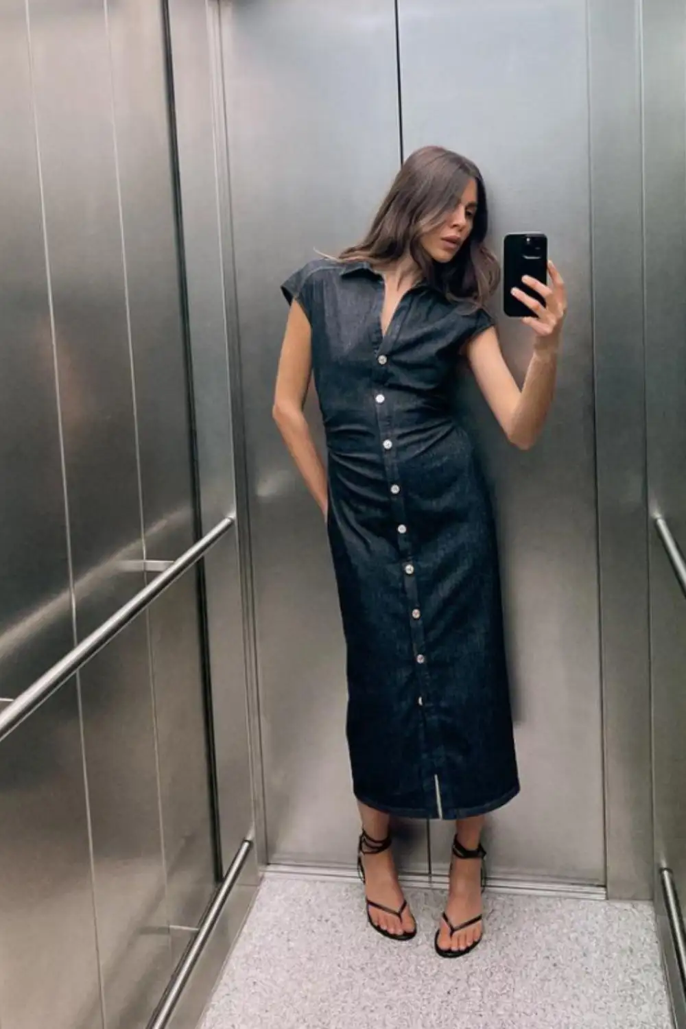 vestido camisero zara otono 7