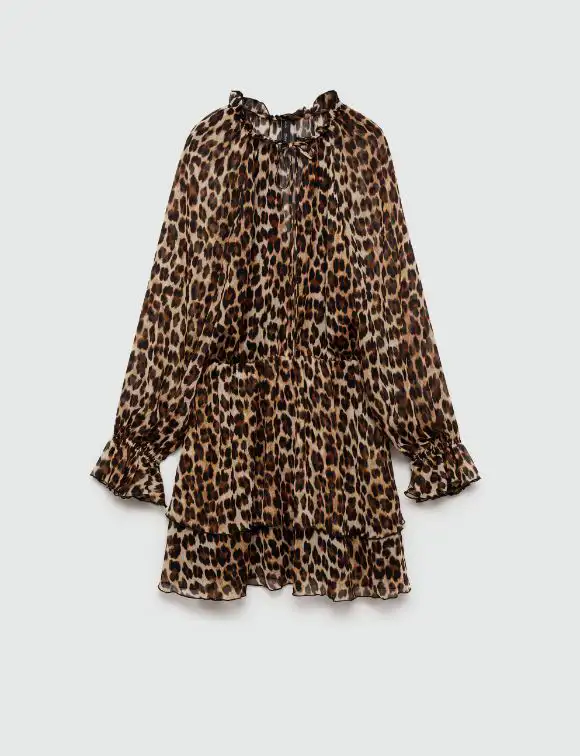 vestido animal print 2