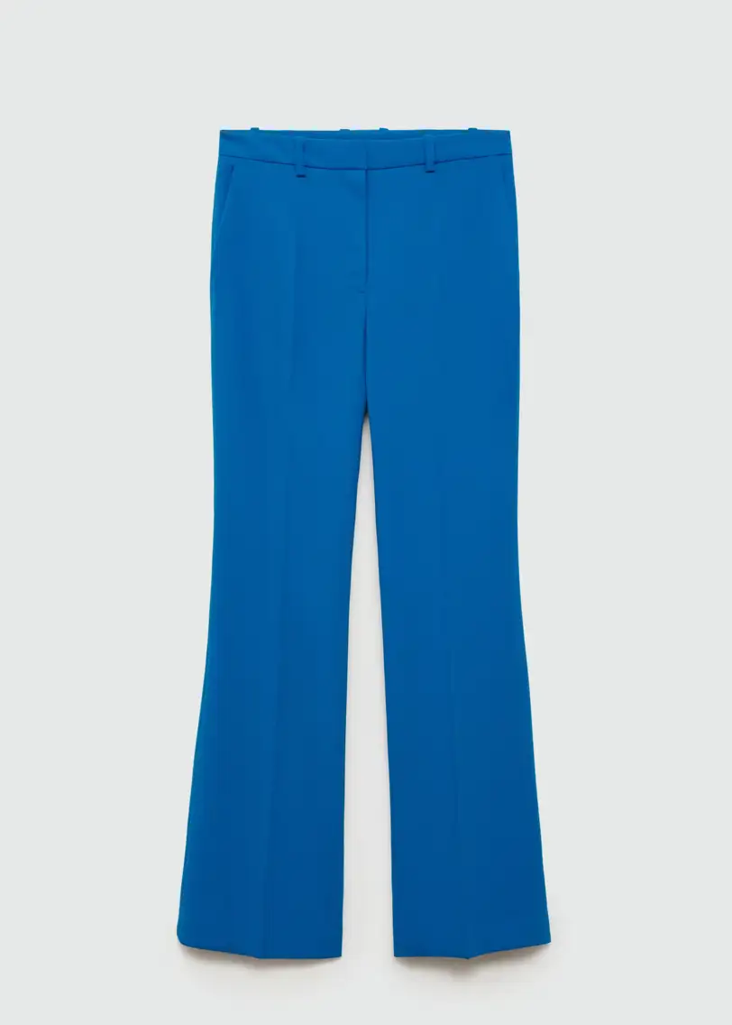 Pantalón azul, de Mango