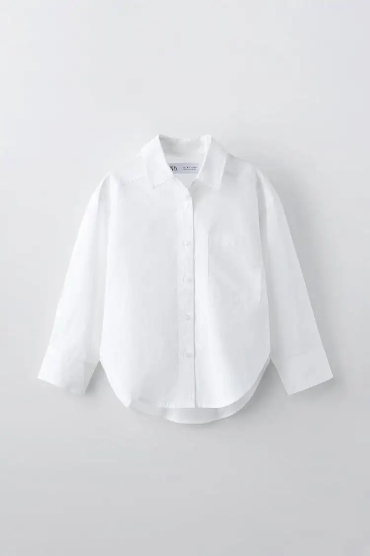 camisa blanca Zara Kids