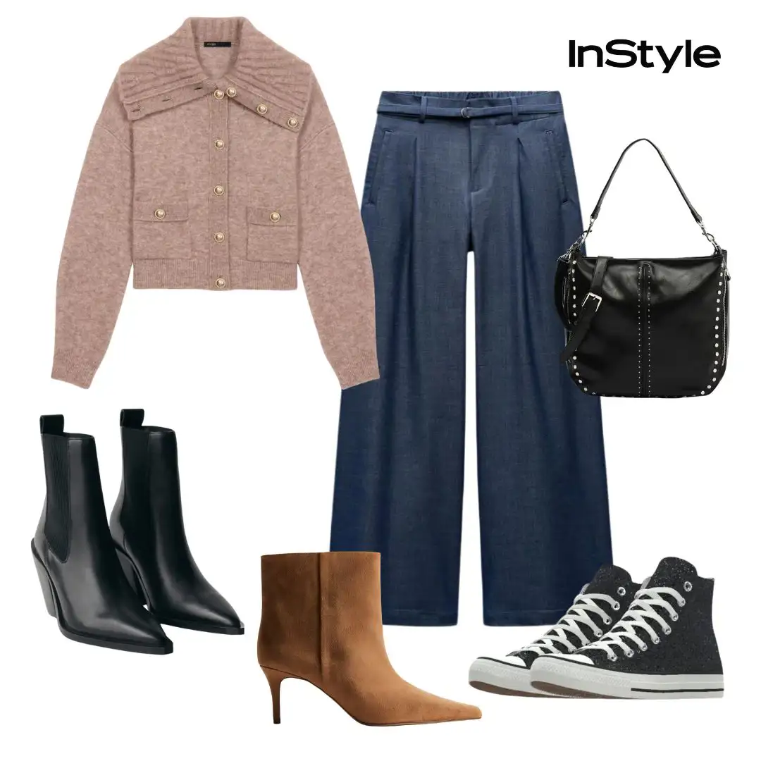 Look con pantalones holgados