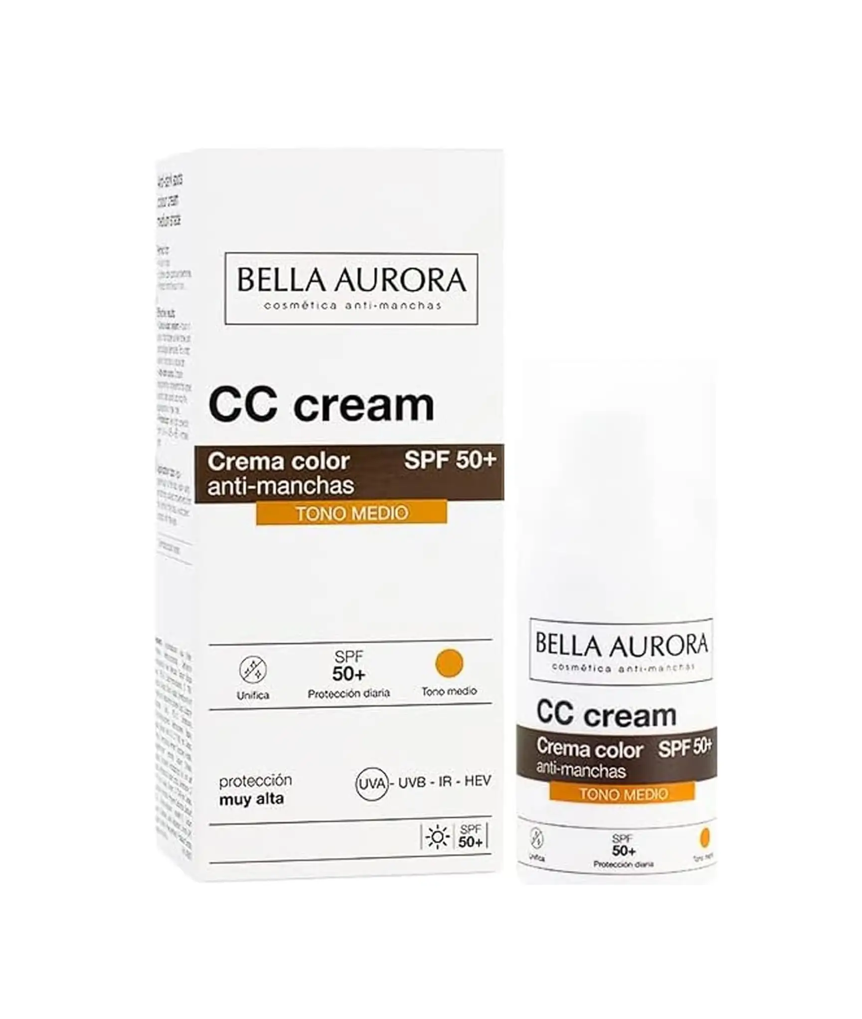 BELLA AURORA - CC Cream Antimanchas SPF50+