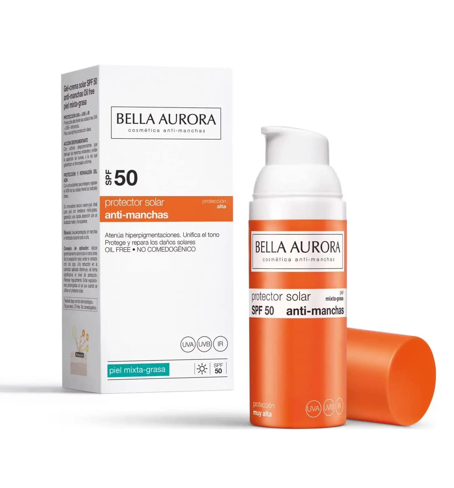  BELLA AURORA - Protector Solar SPF 50+ antimanchas