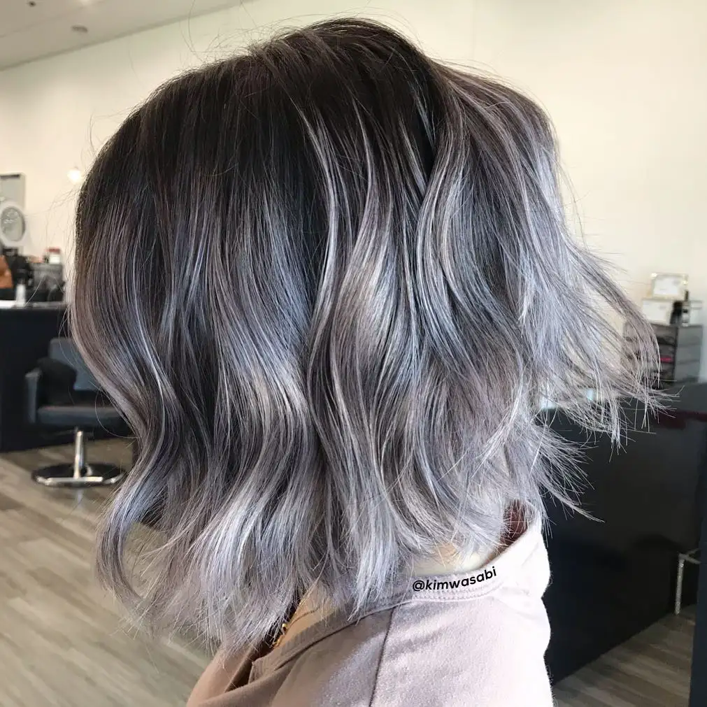 5 Tipos De Mechas Blancas Para Disimular Canas Naturales Elegantes 