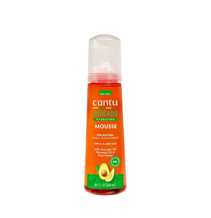 Espuma hidratante con aguacate Avocado Hydrating Styling Mousse de Cantu