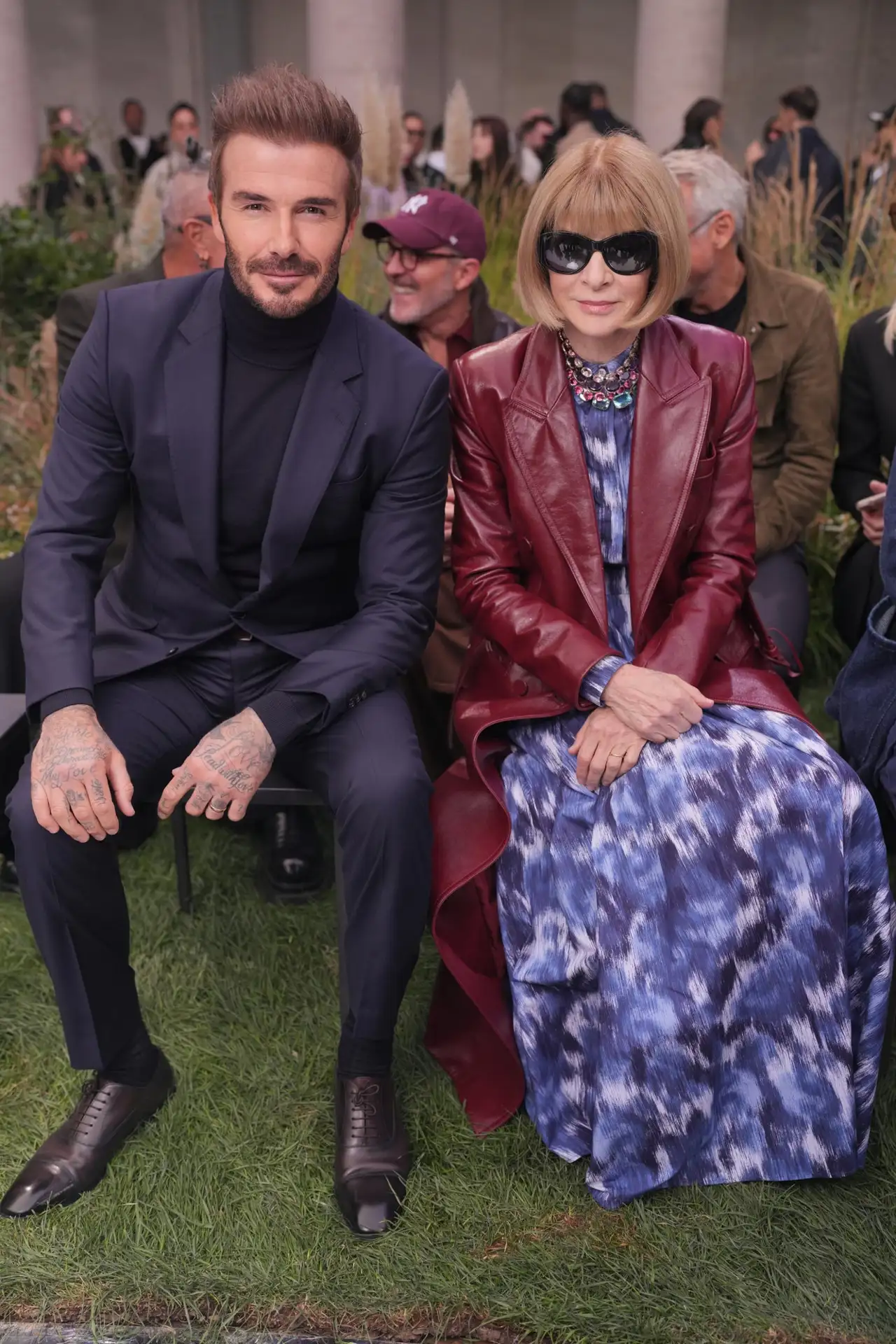 Primavera/Verano 2025 BOSS en Milán: David Beckham y Anna Wintour  