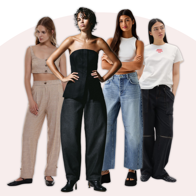 5 pantalones barrel más allá del clásico vaquero, que encantarán a las mujeres elegantes: disimulan pierna y estilizan la cintura