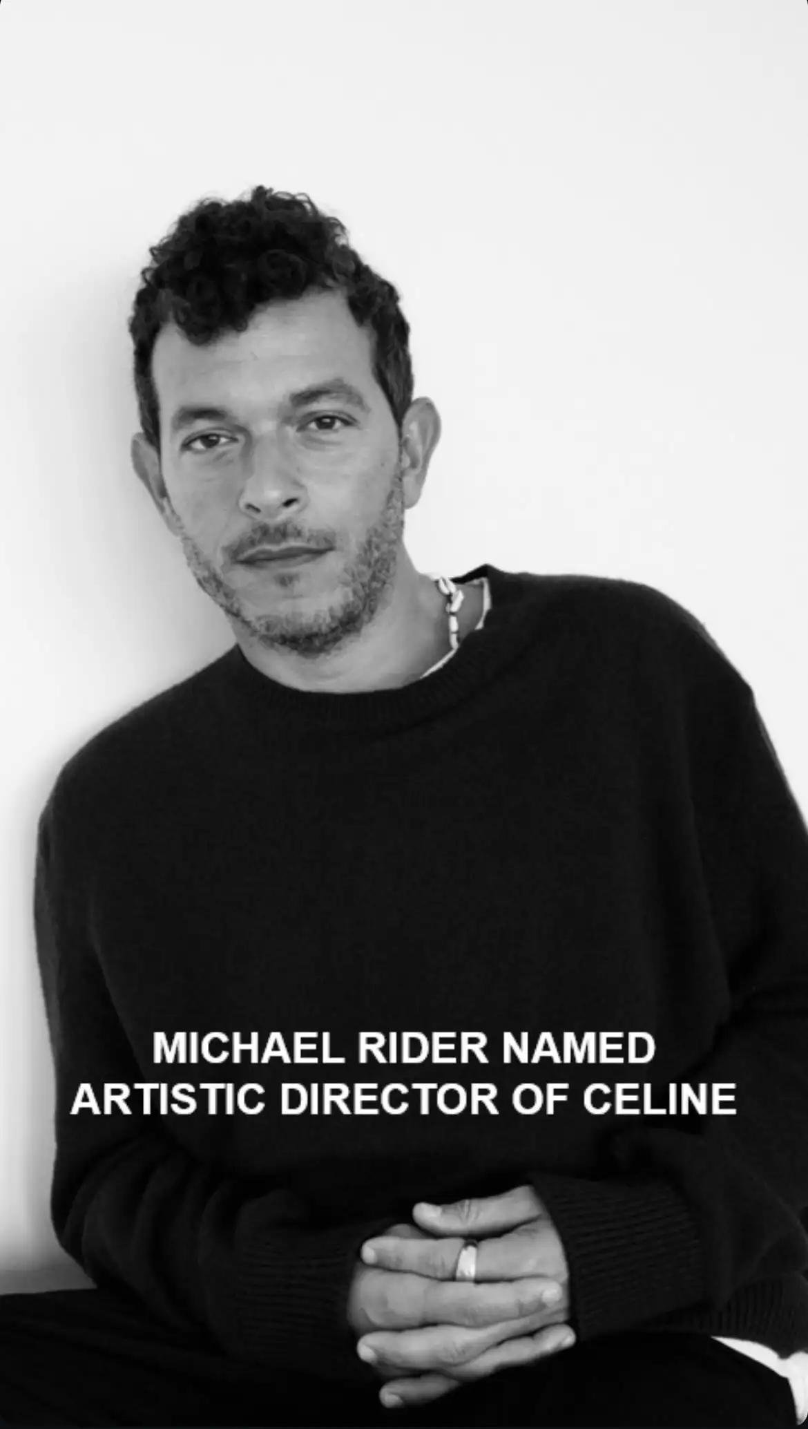 Michael Rider nuevo director creativo de Celine