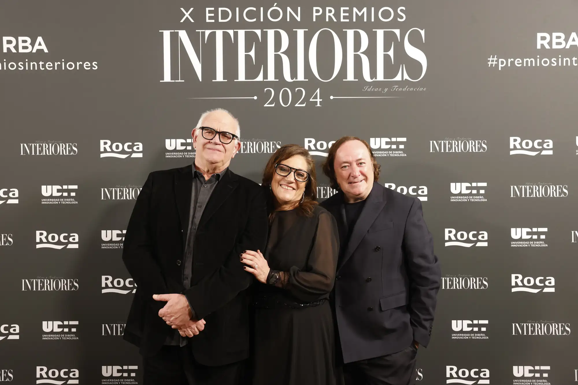 Óscar Mariné, Pilar Civis y el arquitecto e interiorista Tomás Alía