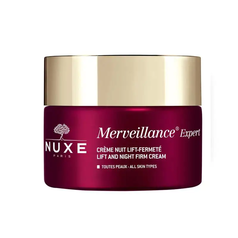 Crema de noche lift firmeza, Merveillance de Nuxe