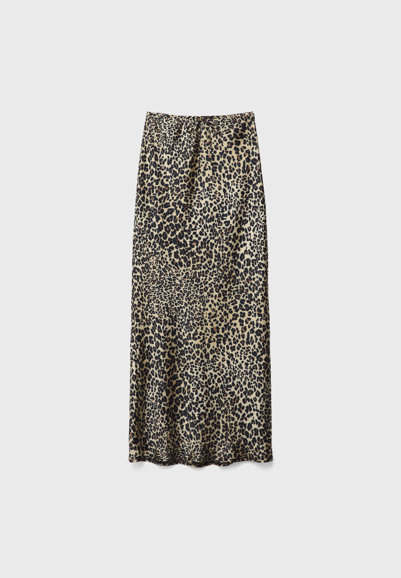 Falda satinada animal print