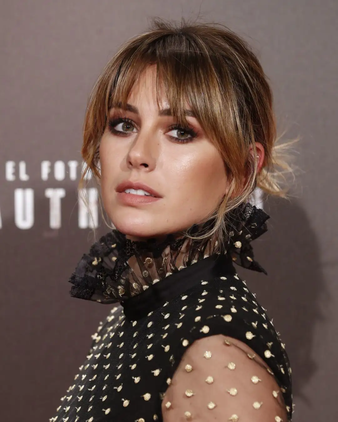 Flequillo y recogido de Blanca Suarez