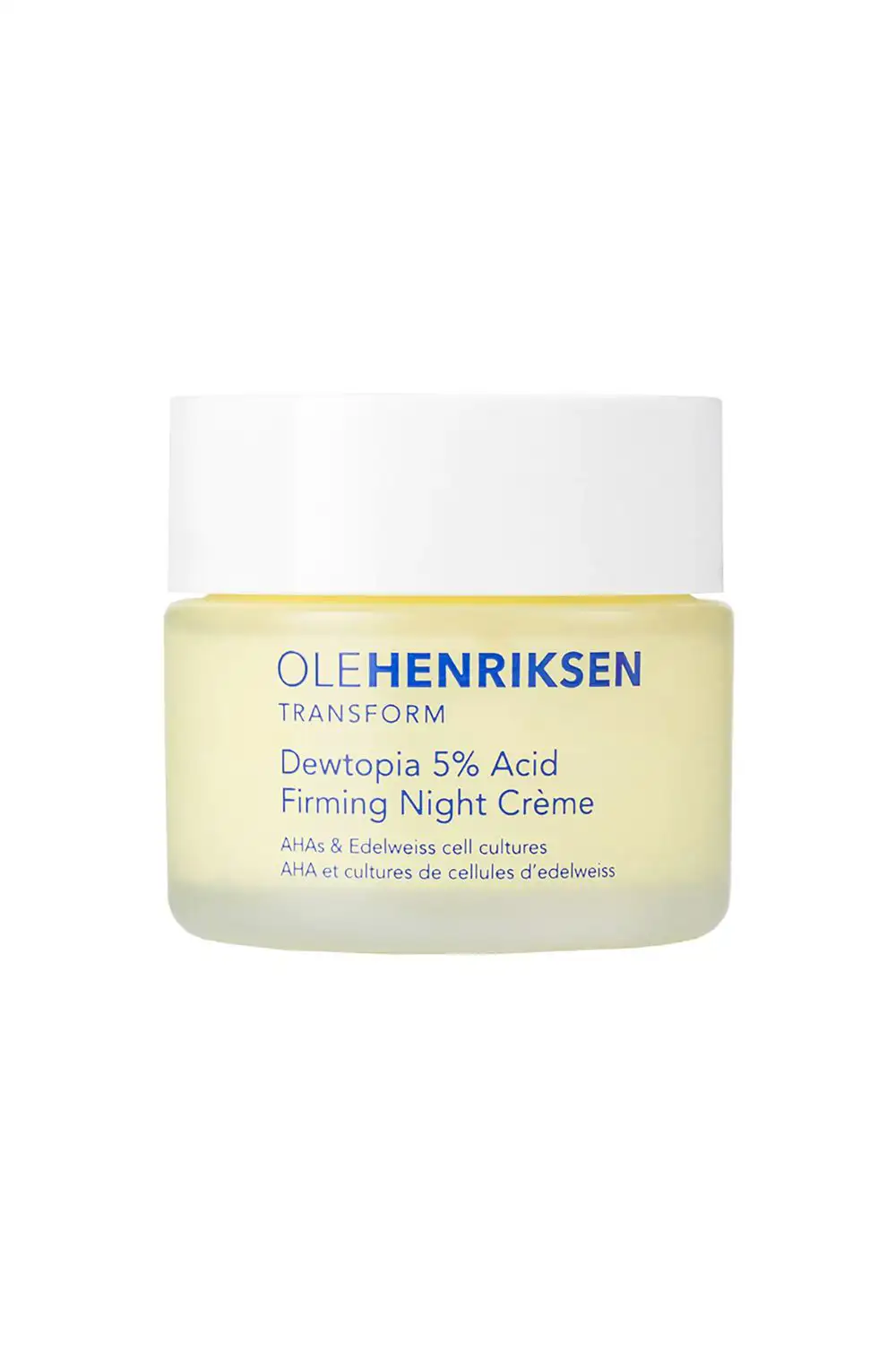 Dewtopia Crema De Noche Reafirmante Ácida Al 5% / Crema De Noche Reafirmante AHA de OLEHENRIKSEN