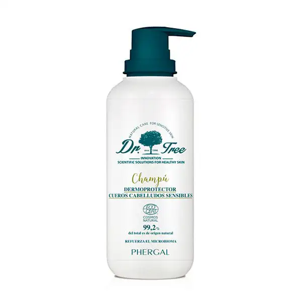 Champú sin sulfatos dermoprotector de Dr. Tree