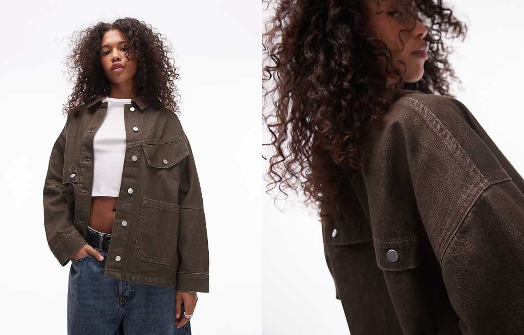 Chaqueta extragrande de Topshop (Asos)