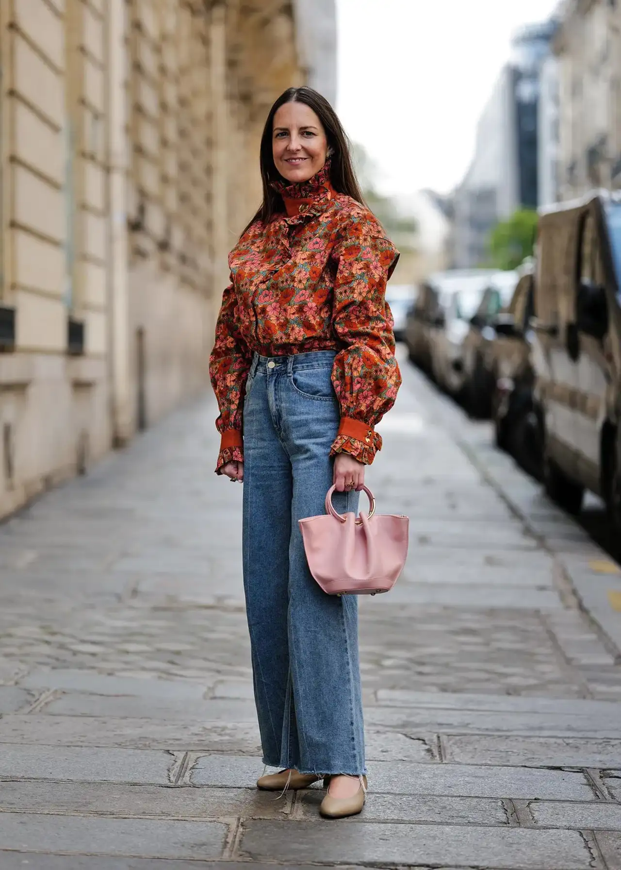 blusa con flores