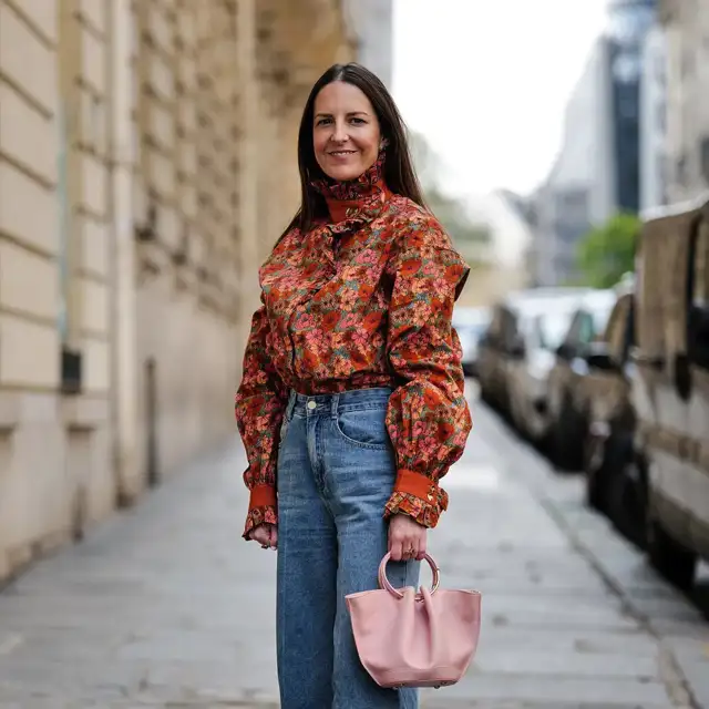 blusa con flores