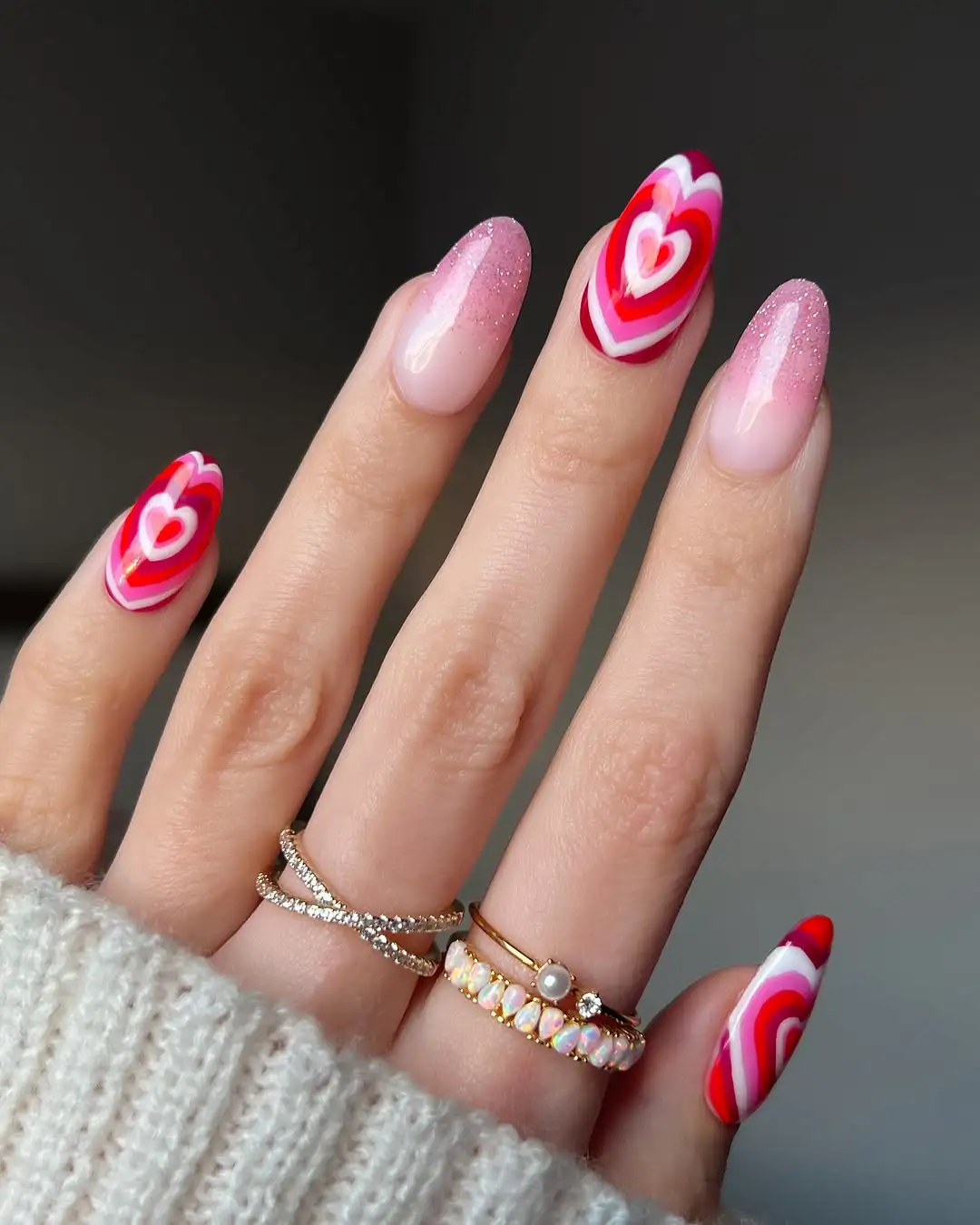 uñas san valentin 9