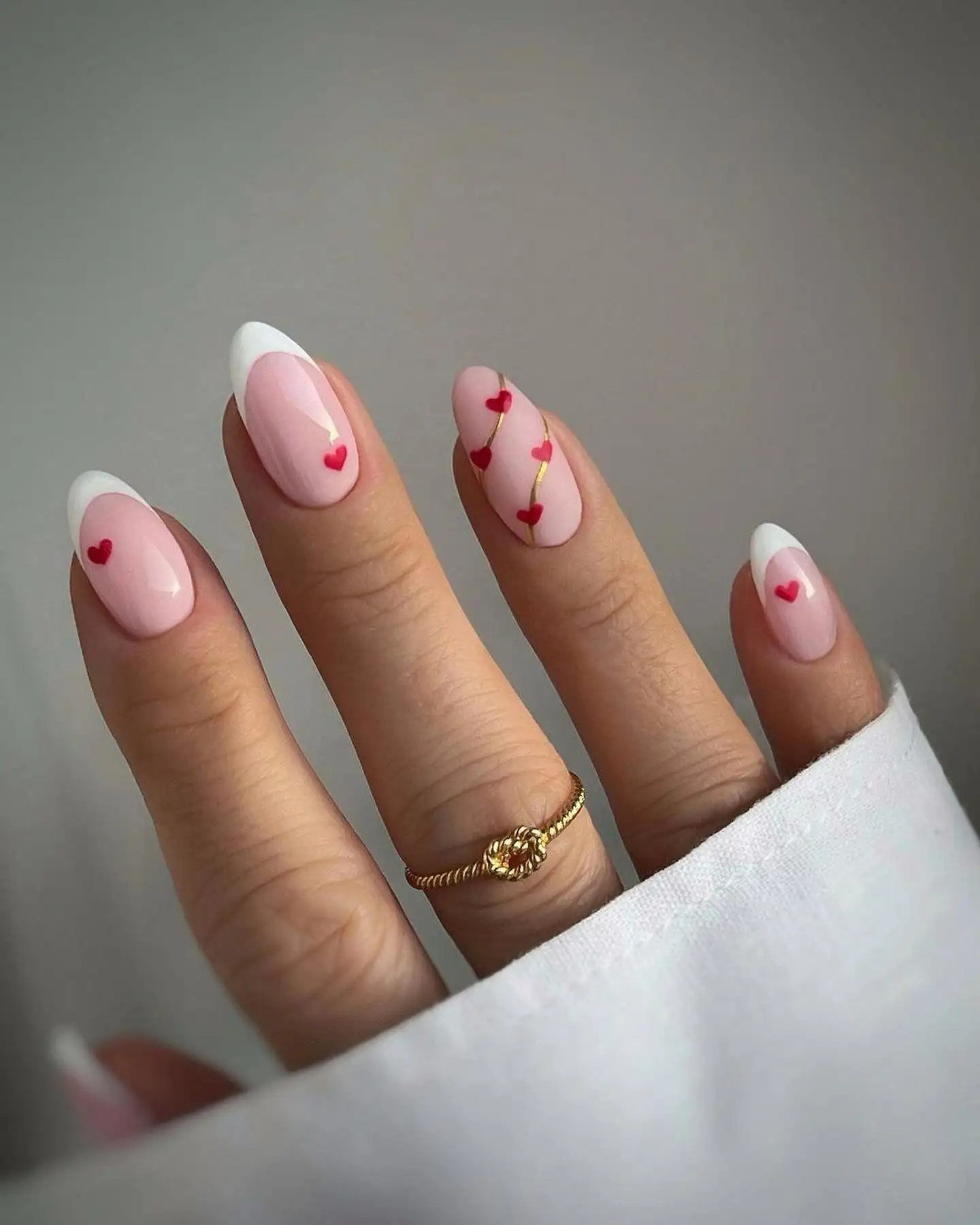 uñas san valentin