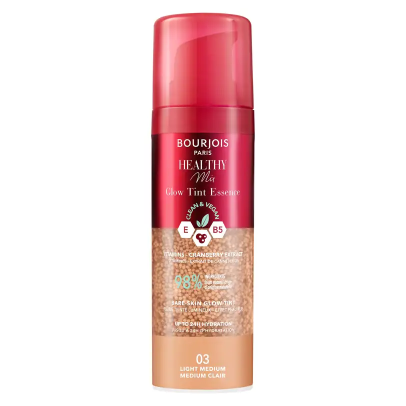 Bourjois HealthyMixGlowTintFoundation packshot close 03 LIGHT MEDIUM psd JPG 300dpi