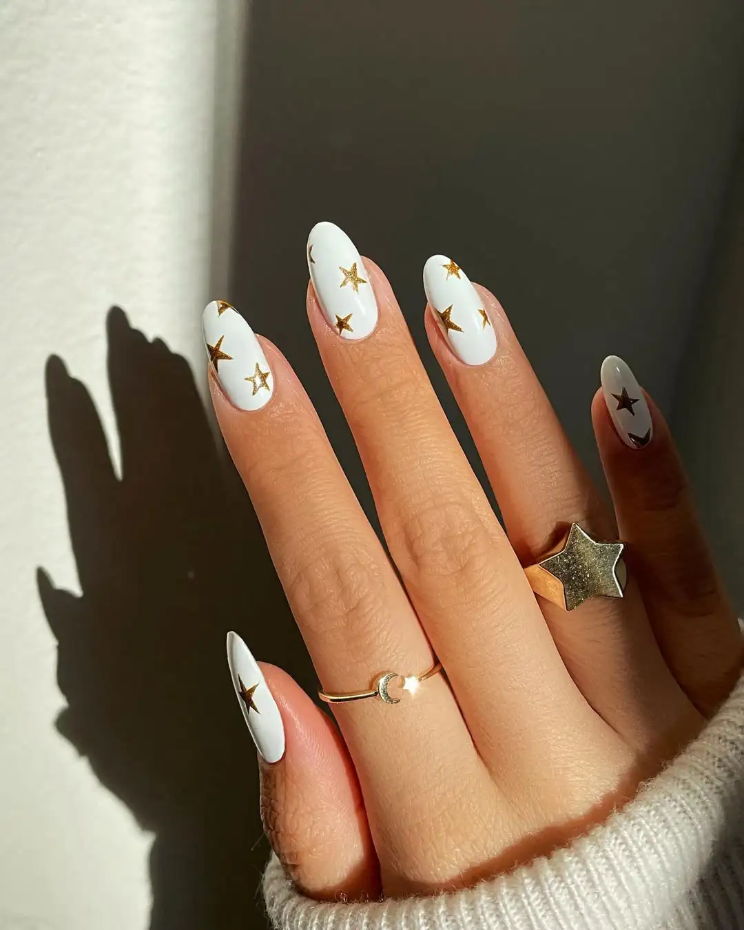 Uñas con estrellas