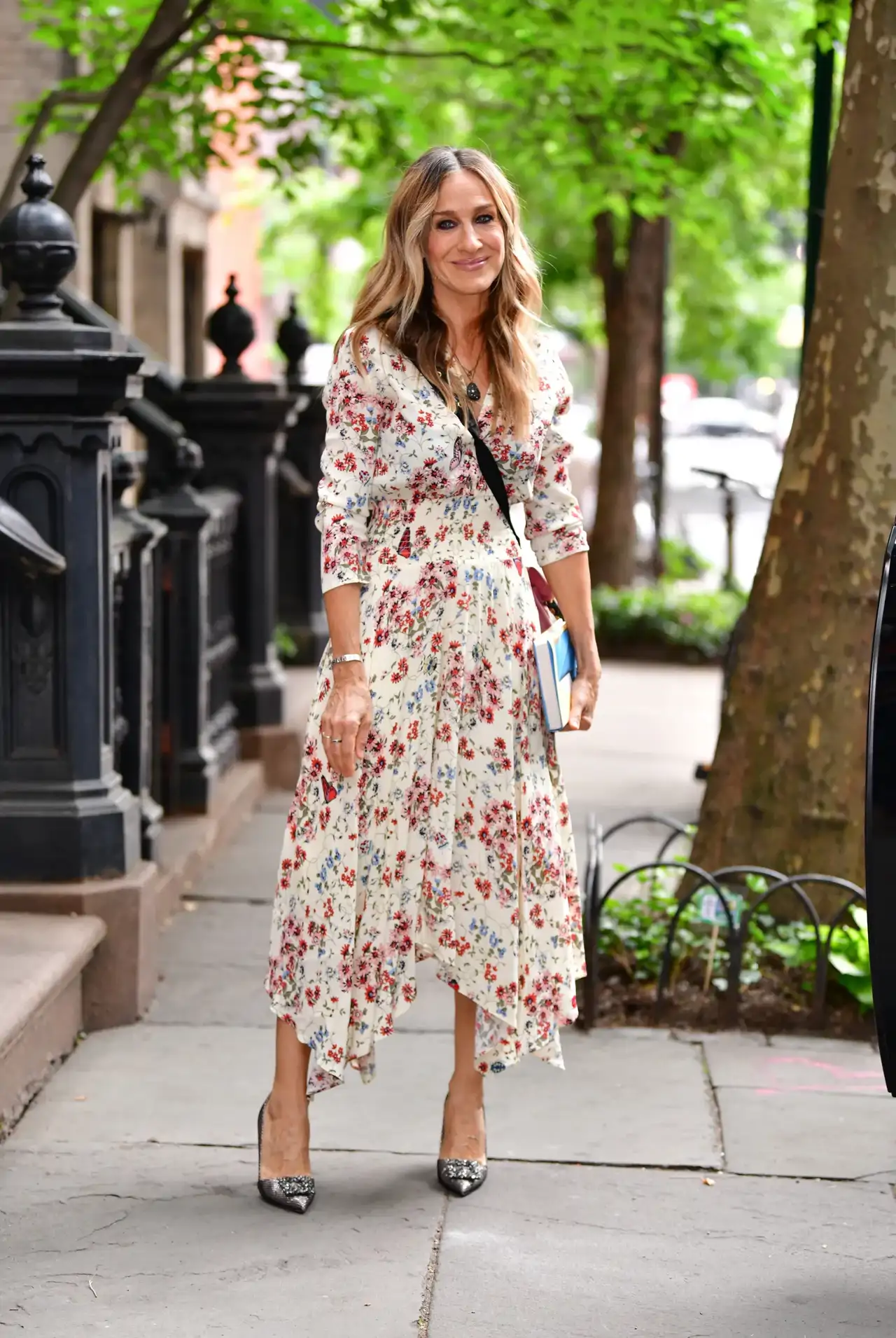 Sarah Jessica Parker vestido midi