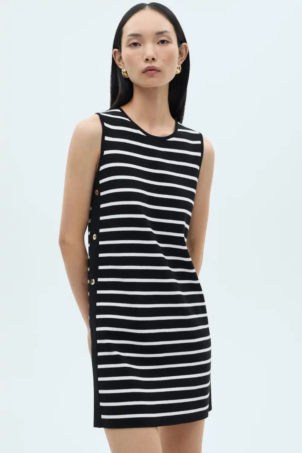 Vestido de rayas marineras