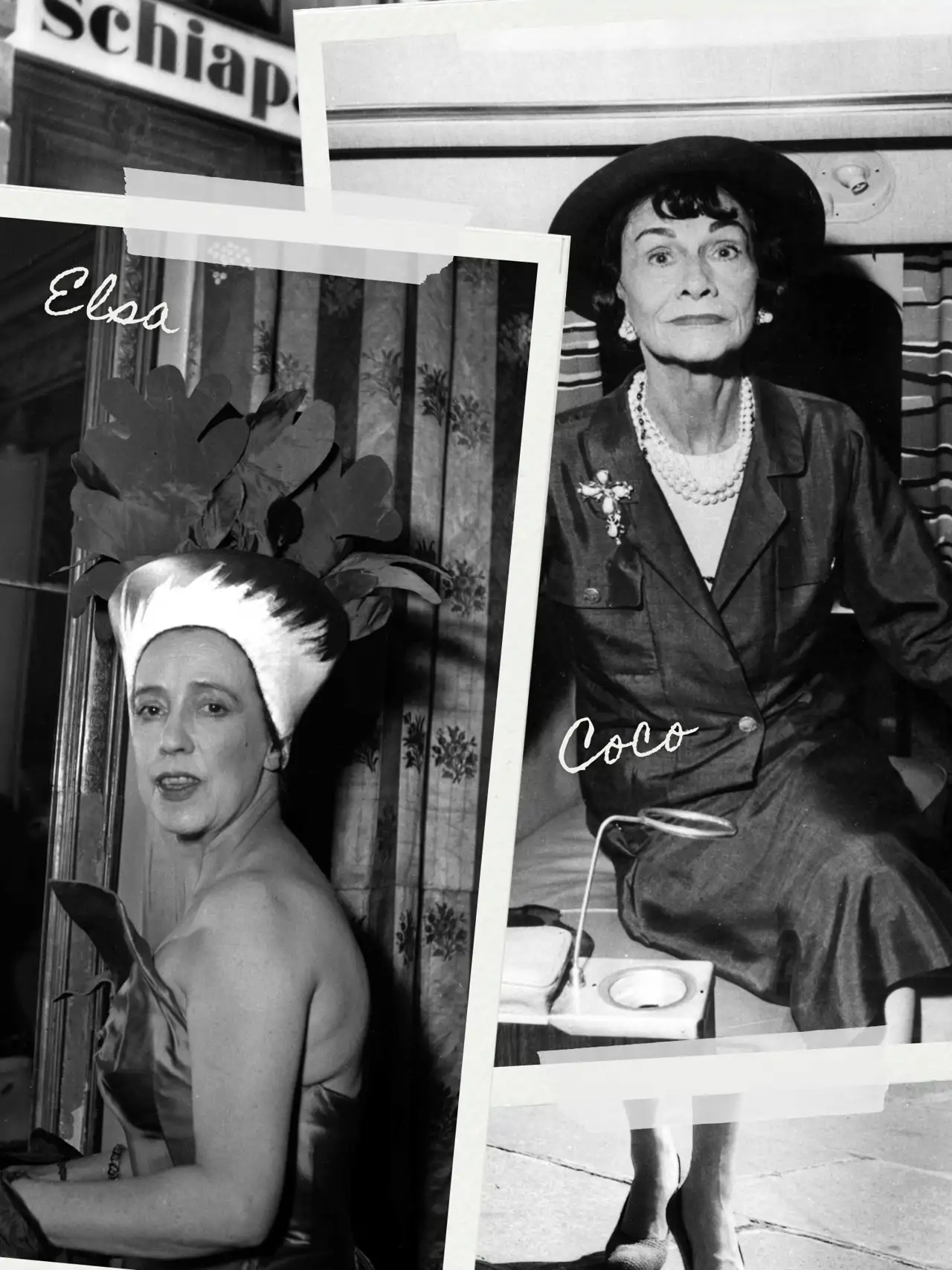 Elsa Schiaparelli Coco Chanel