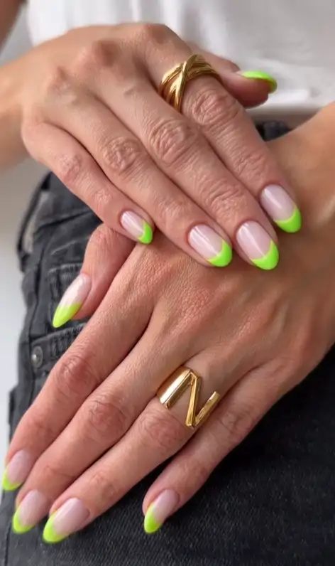 uñas verdes