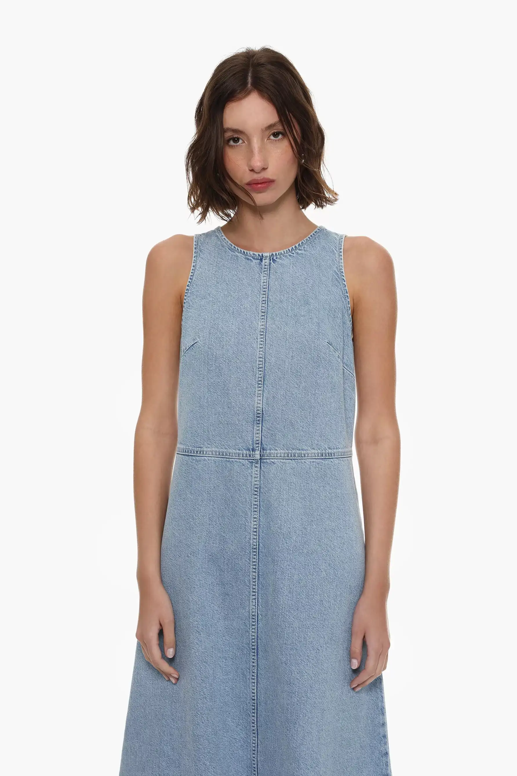 vestido denim