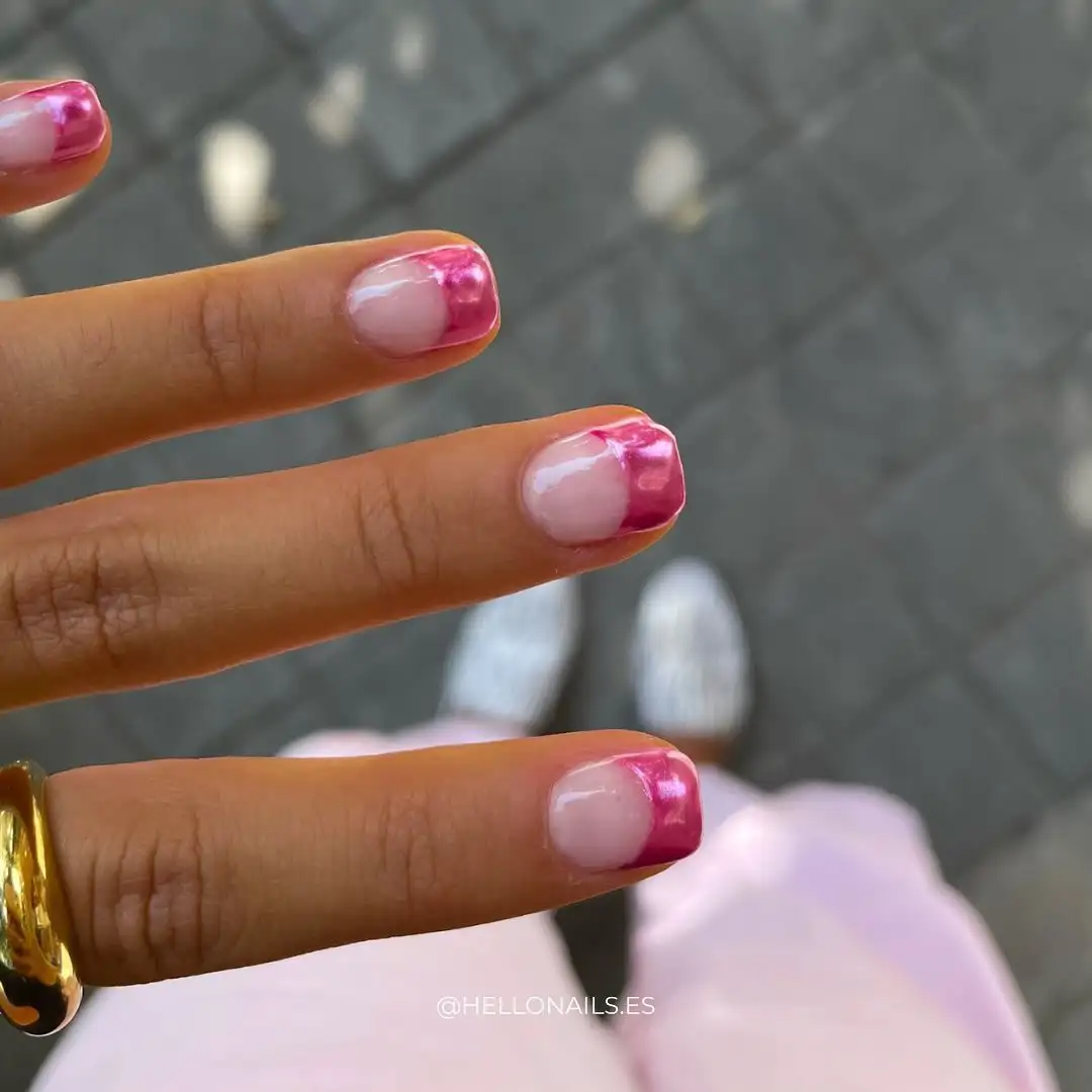 uñas rosas