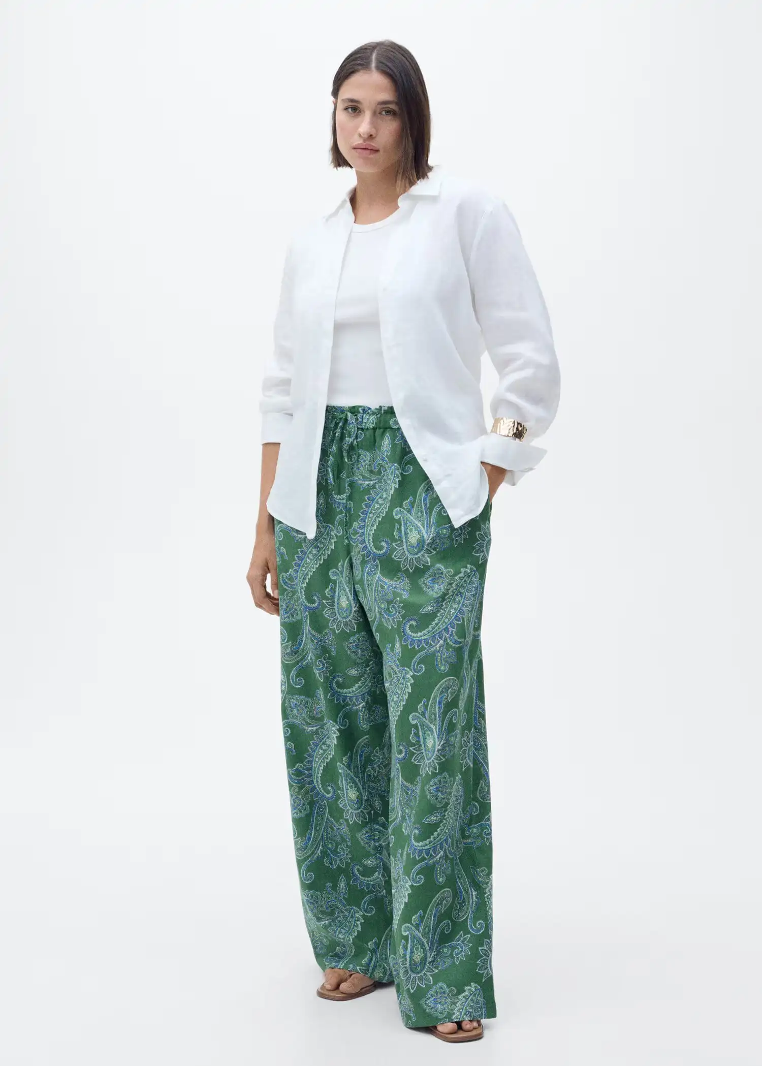 pantalon pasley lino