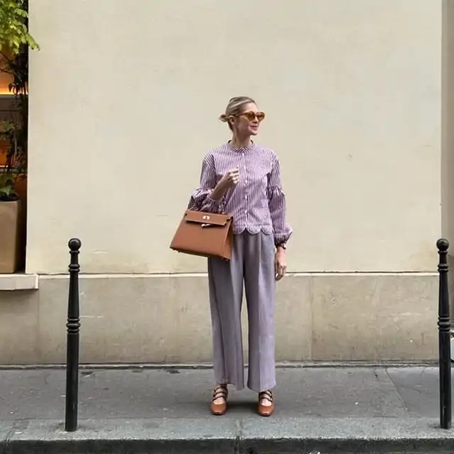 Si tuviera 60 años, compraría estos pantalones holgados de Sfera porque tapan rodilla y se llevan con bailarinas en primavera 